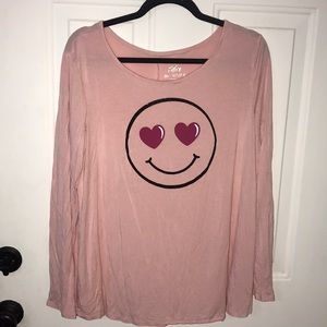 Justice Girls Size 20 Plus Emoji Swing Tee